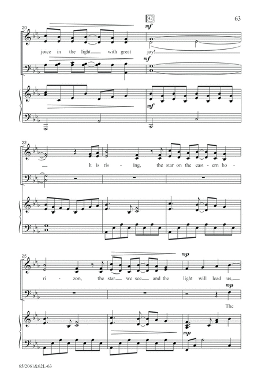 Images of Adoration (Digital Download) 4-Part scores gallery preview page 63