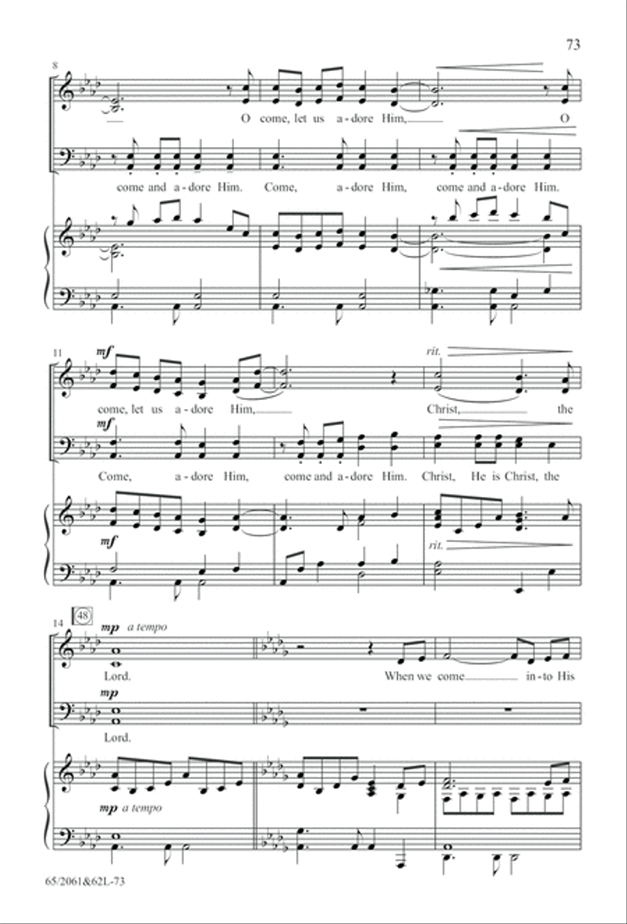 Images of Adoration (Digital Download) 4-Part scores gallery preview page 73