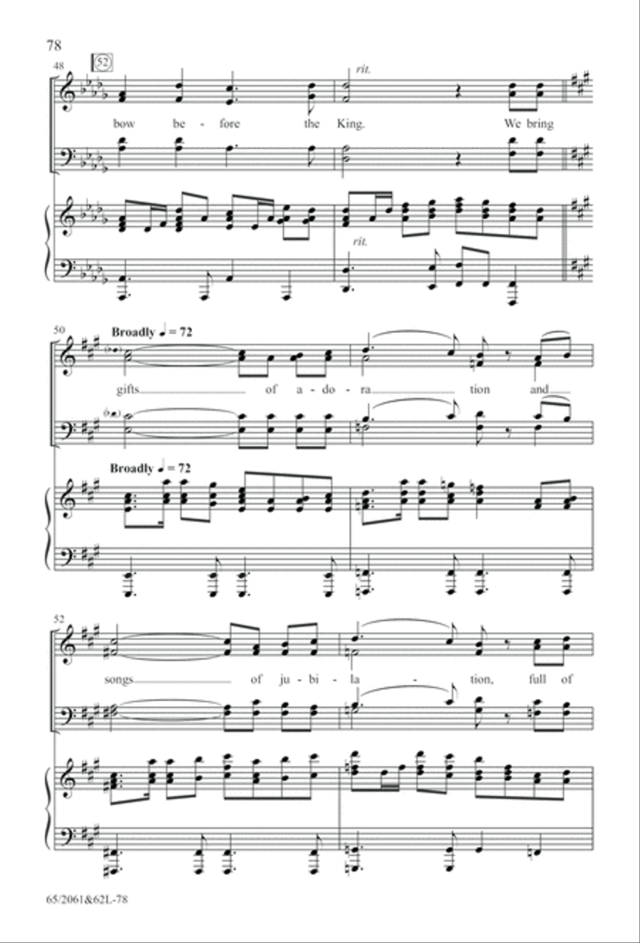 Images of Adoration (Digital Download) 4-Part scores gallery preview page 78