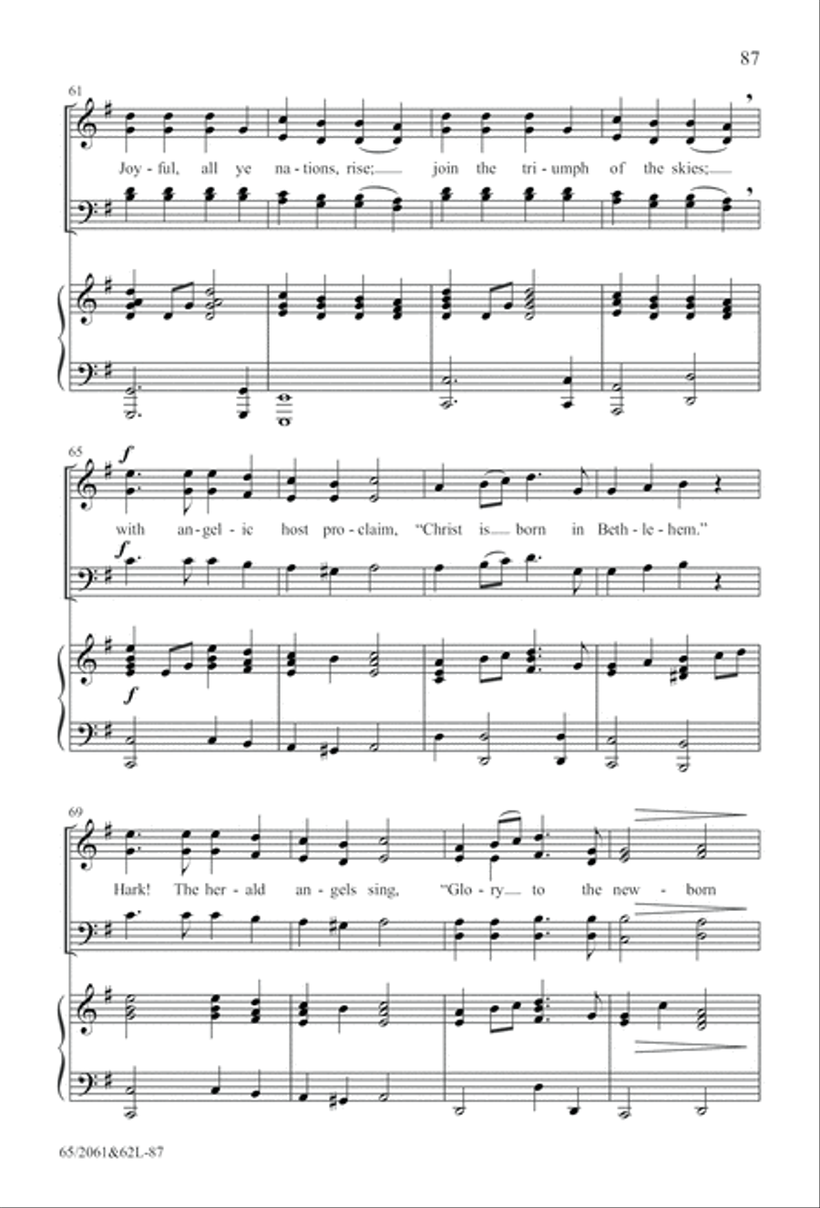 Images of Adoration (Digital Download) 4-Part scores gallery preview page 87