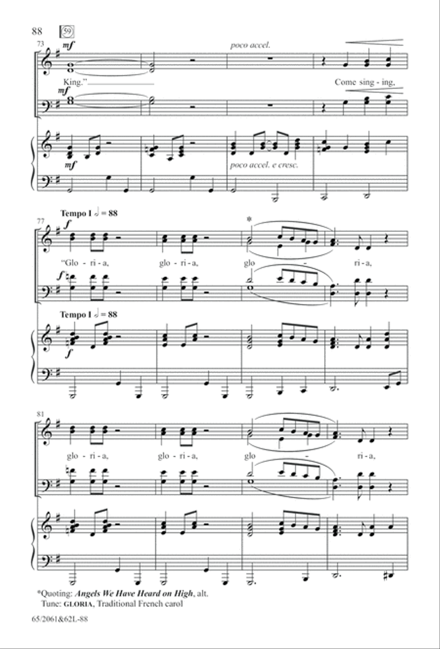 Images of Adoration (Digital Download) 4-Part scores gallery preview page 88