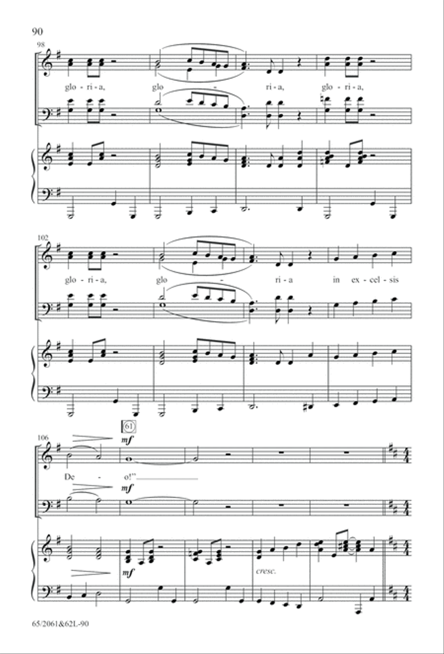 Images of Adoration (Digital Download) 4-Part scores gallery preview page 90
