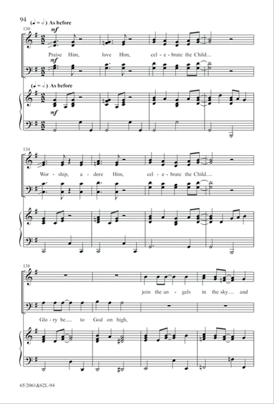 Images of Adoration (Digital Download) 4-Part scores gallery preview page 94