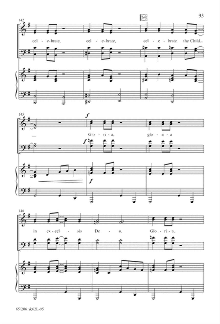 Images of Adoration (Digital Download) 4-Part scores gallery preview page 95
