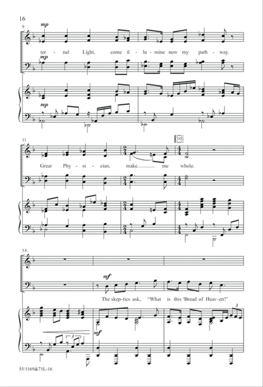 Witness (Digital Download) 4-Part scores gallery preview page 16
