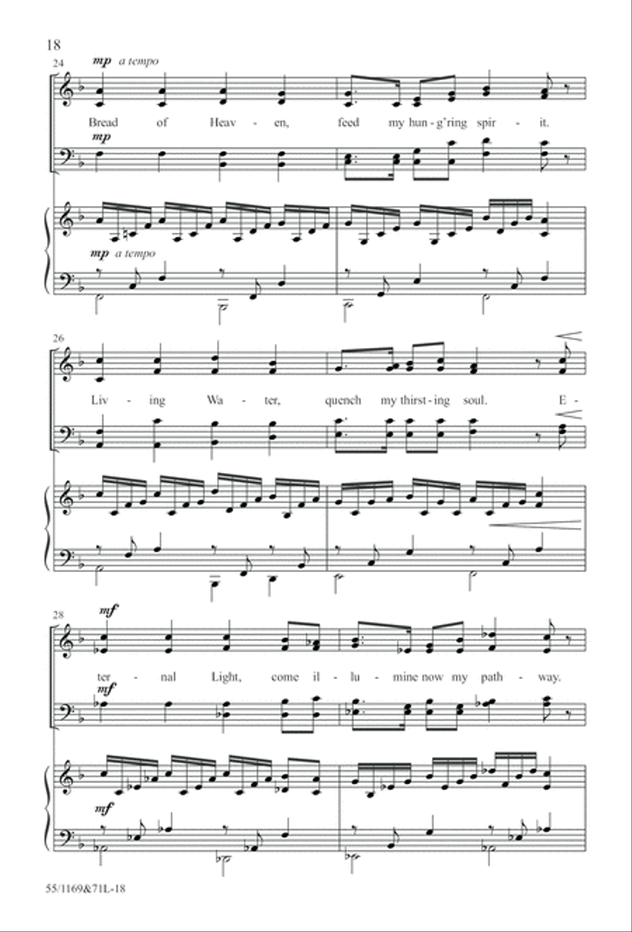 Witness (Digital Download) 4-Part scores gallery preview page 18