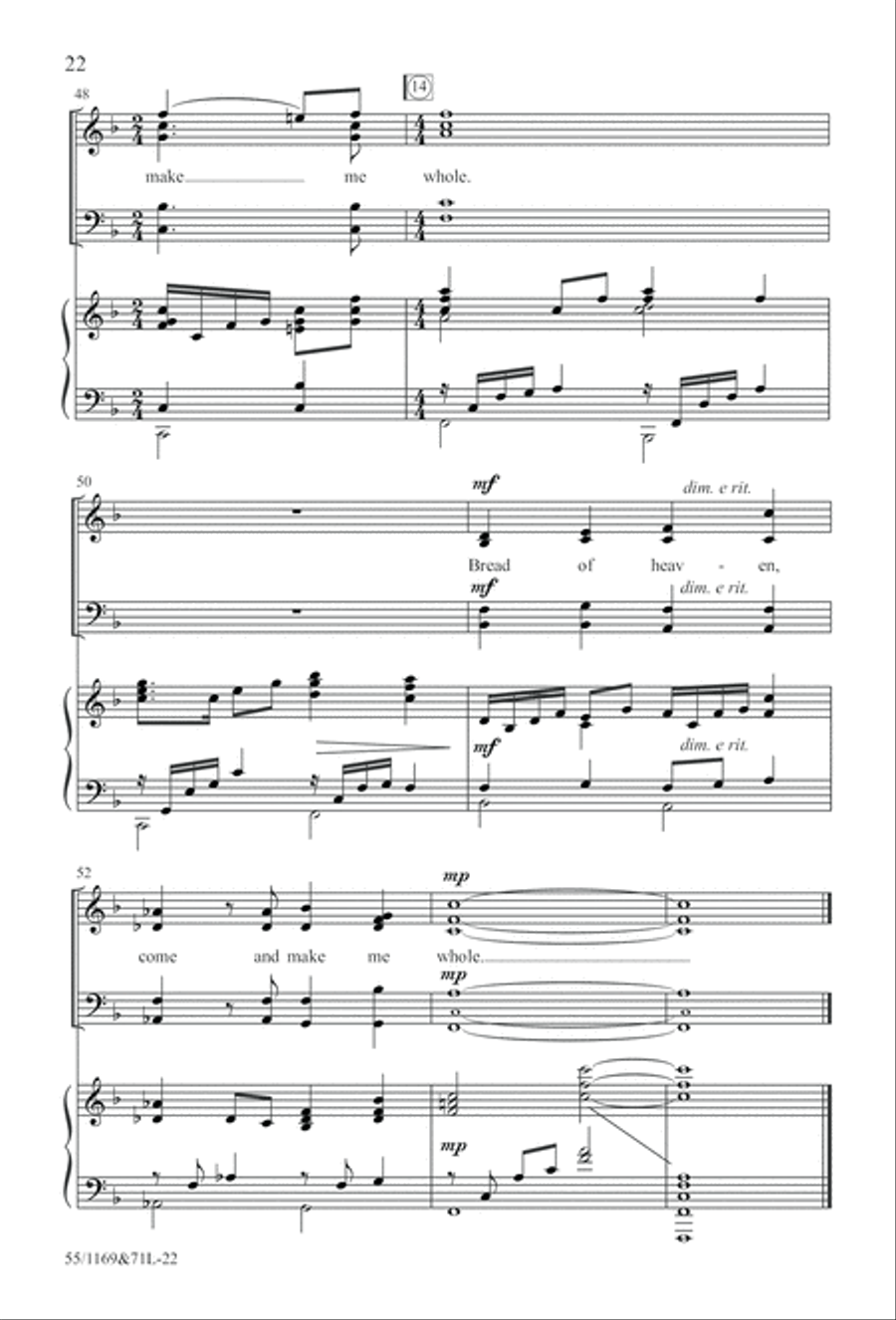 Witness (Digital Download) 4-Part scores gallery preview page 22