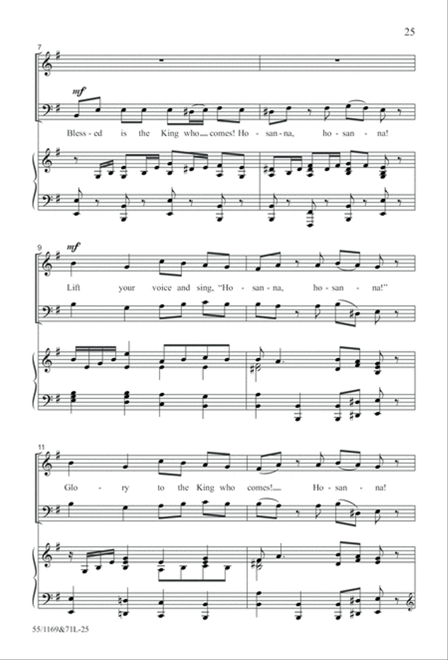 Witness (Digital Download) 4-Part scores gallery preview page 25