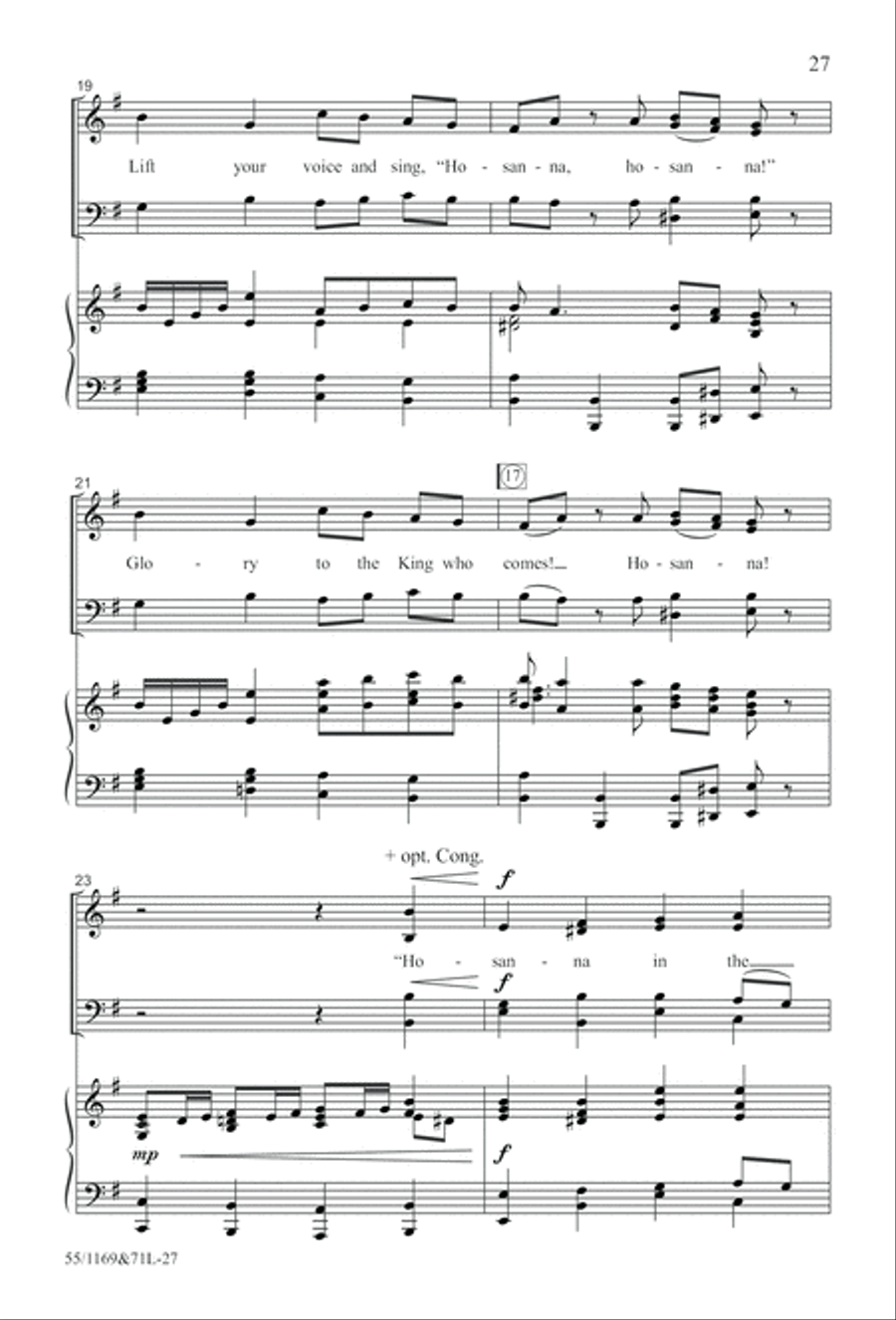 Witness (Digital Download) 4-Part scores gallery preview page 27