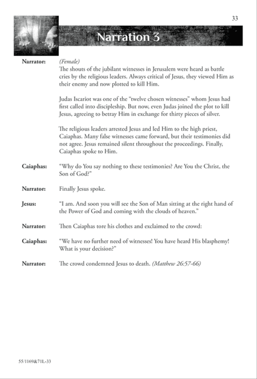 Witness (Digital Download) 4-Part scores gallery preview page 33