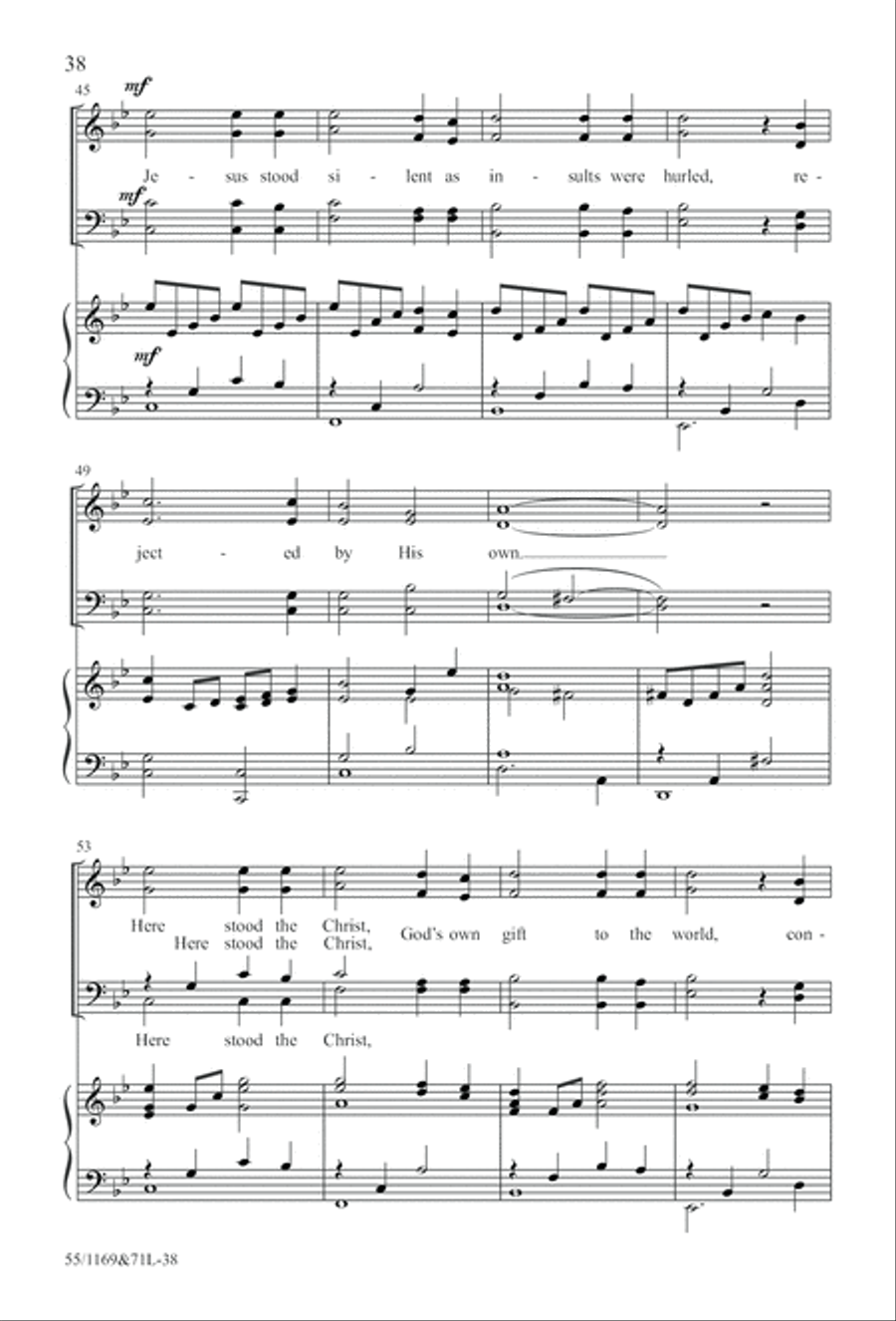 Witness (Digital Download) 4-Part scores gallery preview page 38