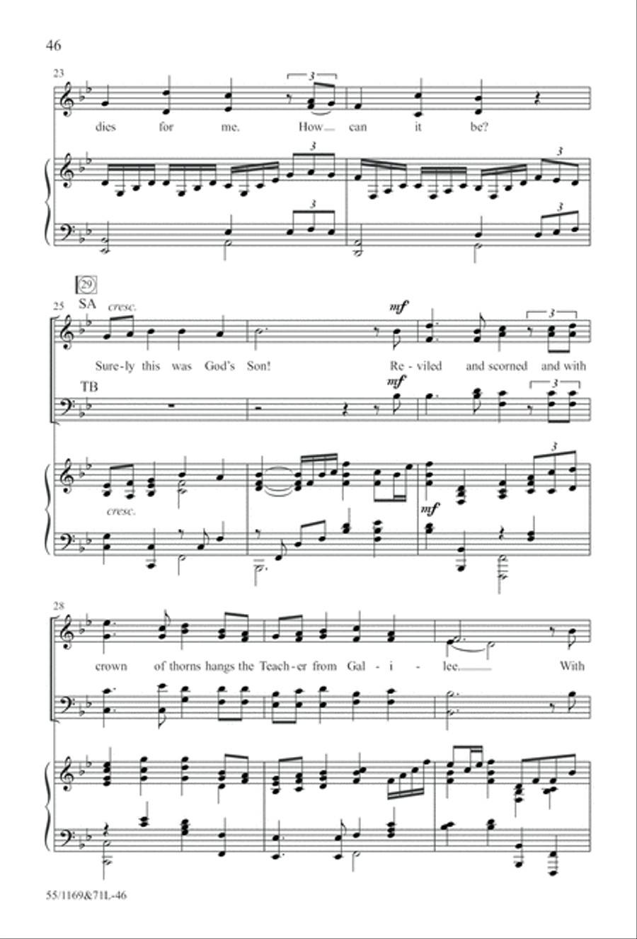 Witness (Digital Download) 4-Part scores gallery preview page 46