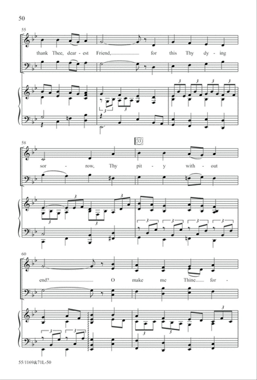 Witness (Digital Download) 4-Part scores gallery preview page 50