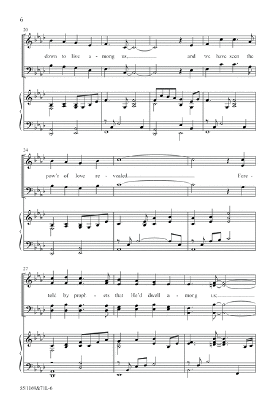 Witness (Digital Download) 4-Part scores gallery preview page 6