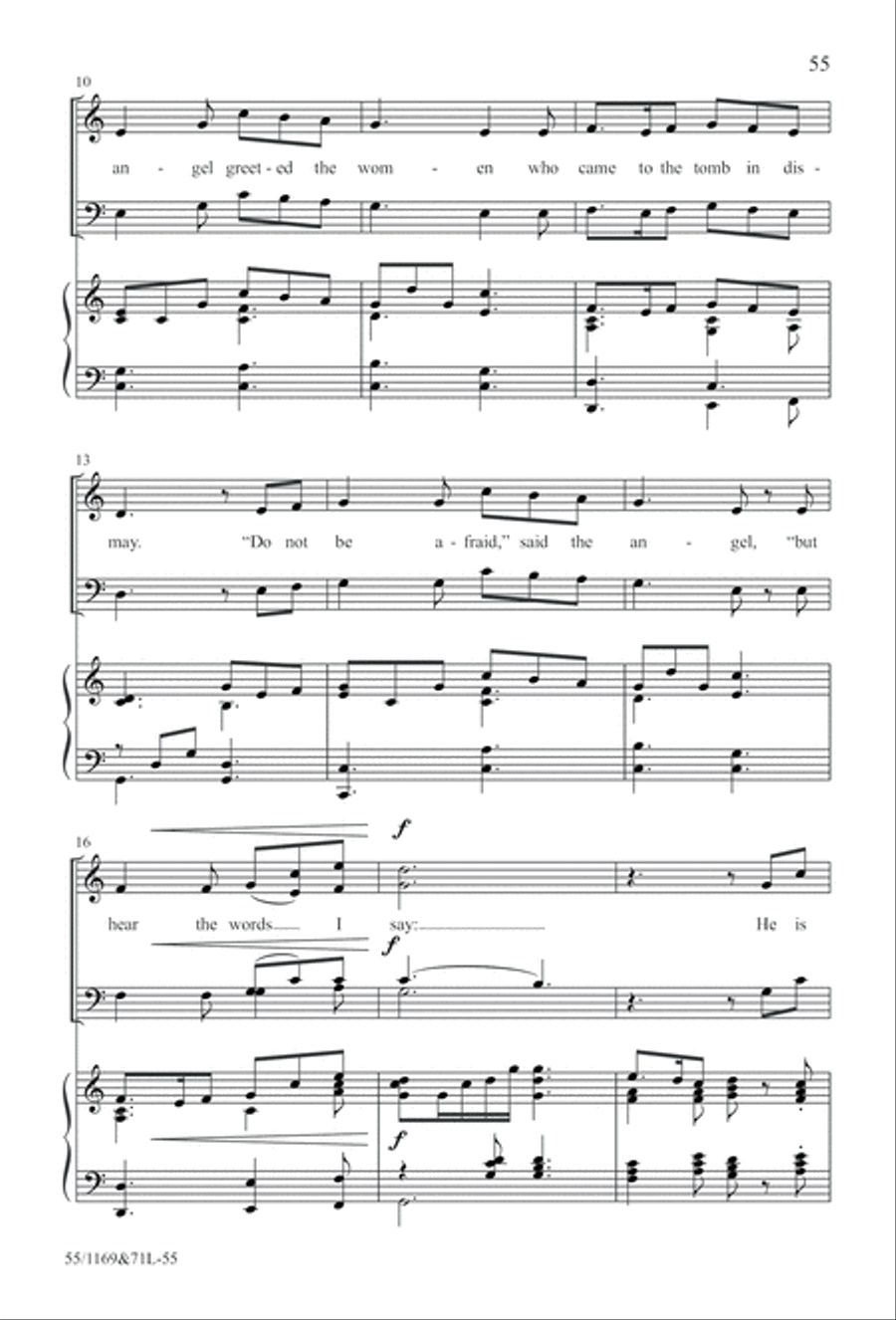 Witness (Digital Download) 4-Part scores gallery preview page 55
