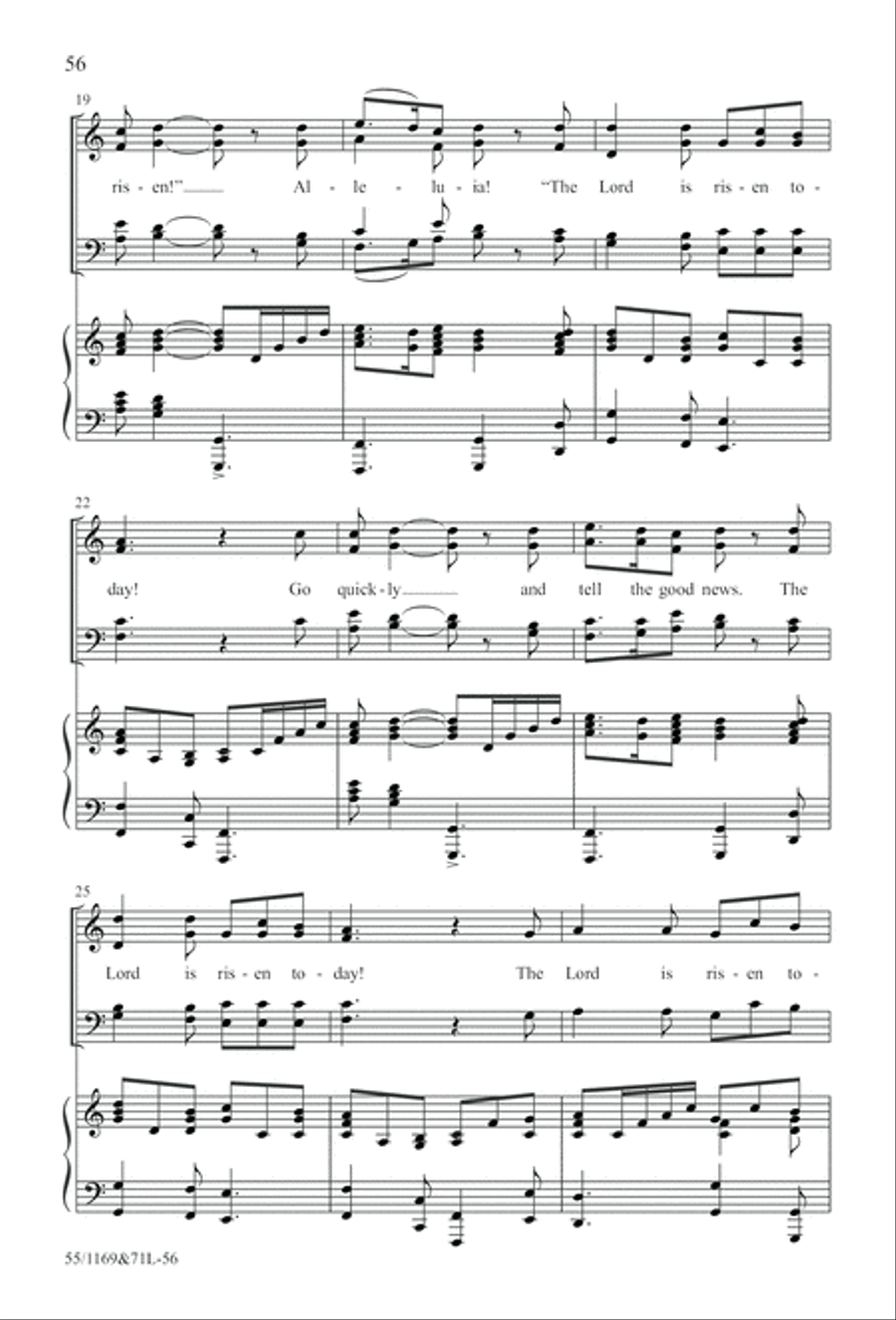 Witness (Digital Download) 4-Part scores gallery preview page 56