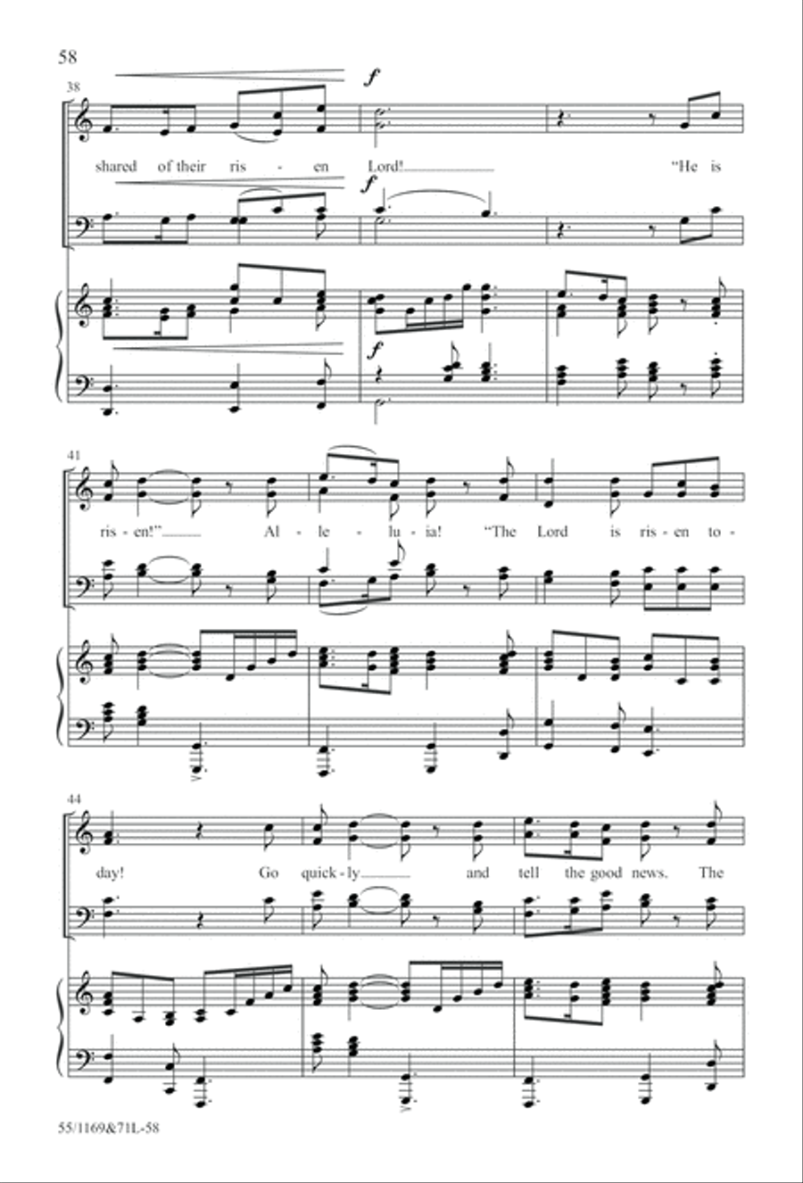 Witness (Digital Download) 4-Part scores gallery preview page 58