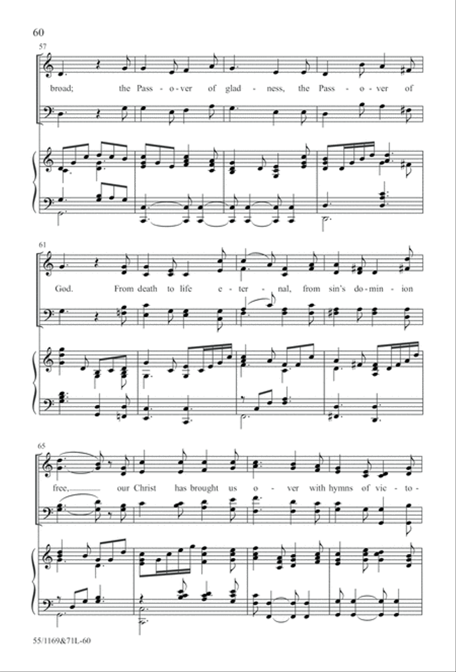 Witness (Digital Download) 4-Part scores gallery preview page 60