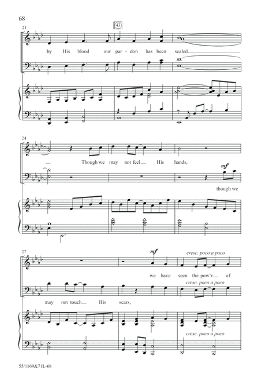 Witness (Digital Download) 4-Part scores gallery preview page 68