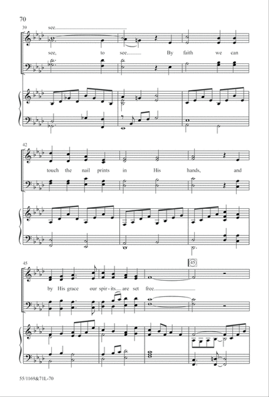 Witness (Digital Download) 4-Part scores gallery preview page 70
