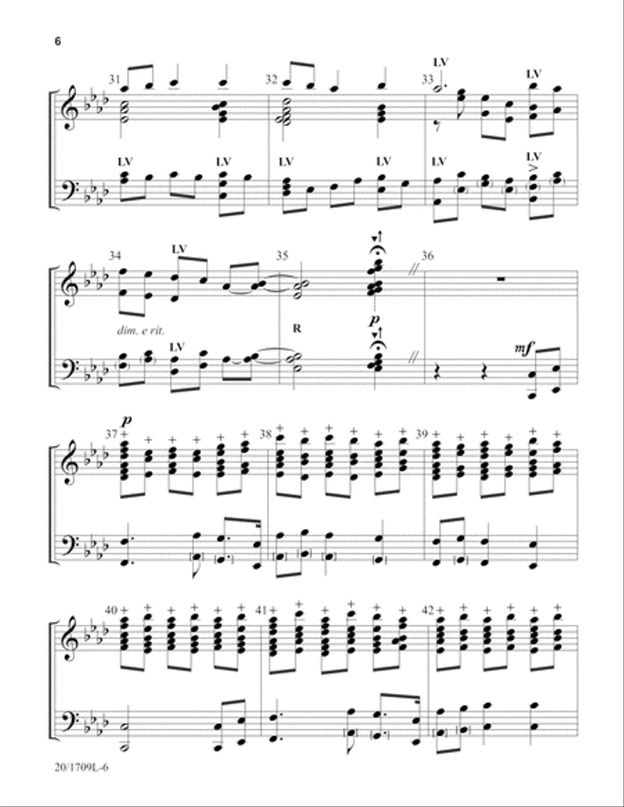 I Vow to Thee, My Country (Digital Download) 5-Octaves scores gallery preview page 6