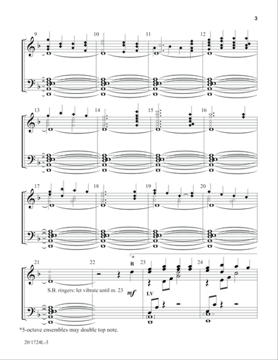 O Come, O Come, Emmanuel (Digital Download) 5-Octaves scores gallery preview page 3