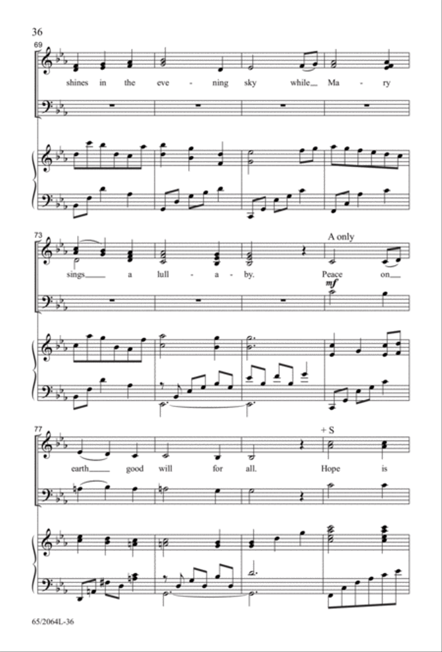 Love Came Down at Christmas (Digital Download) 3-Part scores gallery preview page 36