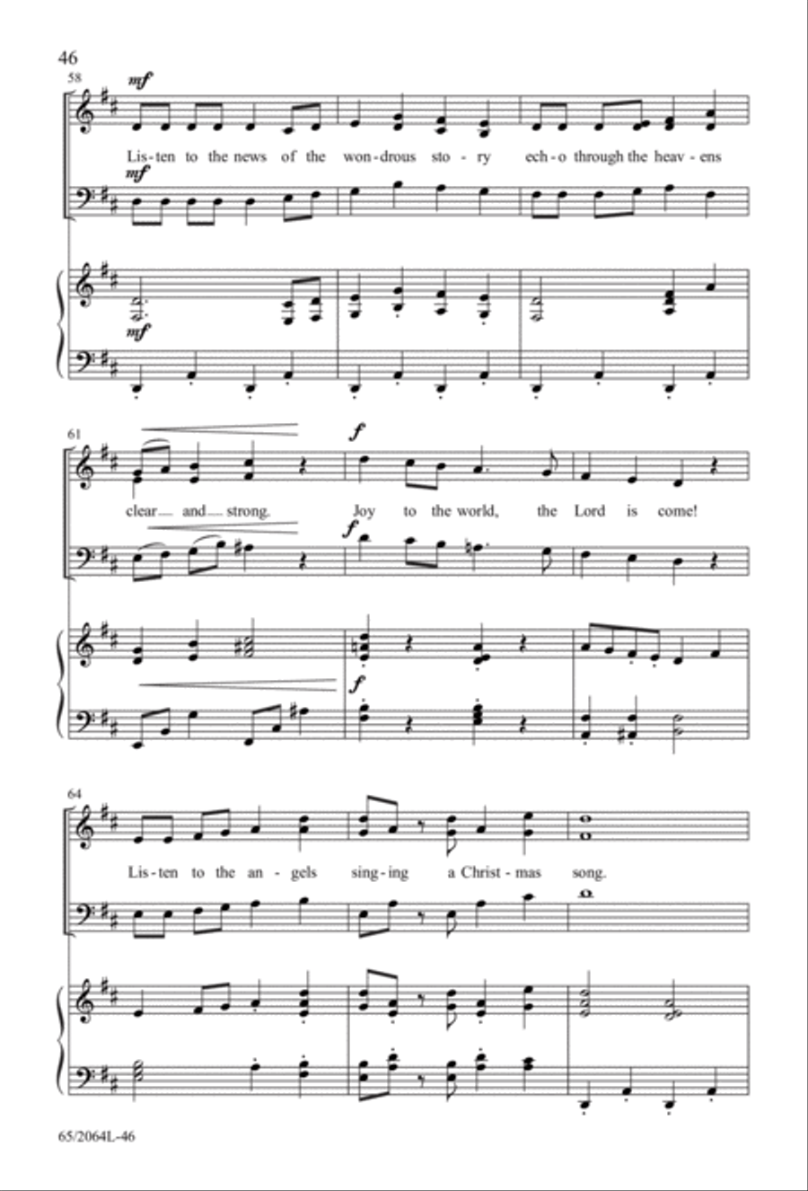 Love Came Down at Christmas (Digital Download) 3-Part scores gallery preview page 46