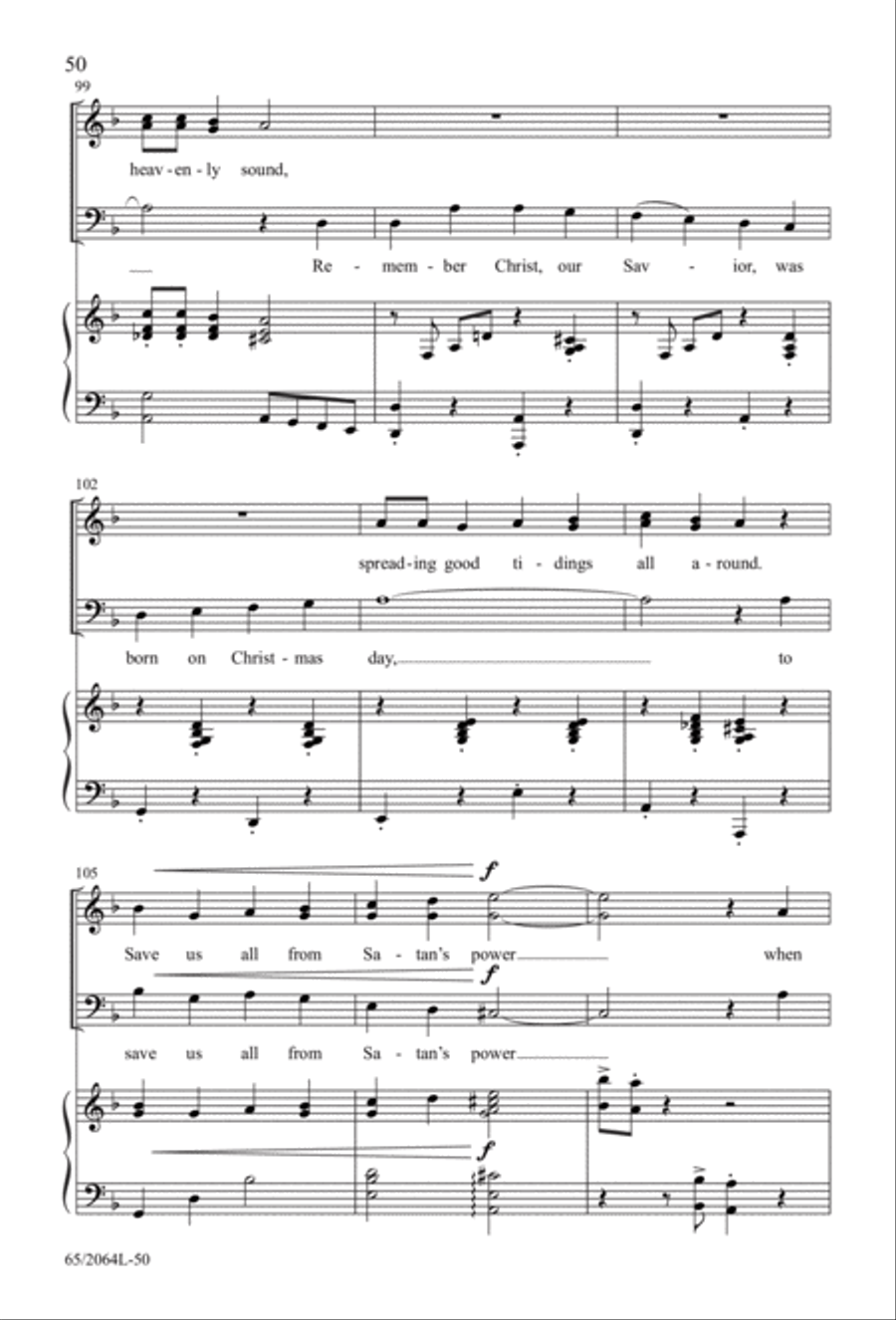 Love Came Down at Christmas (Digital Download) 3-Part scores gallery preview page 50