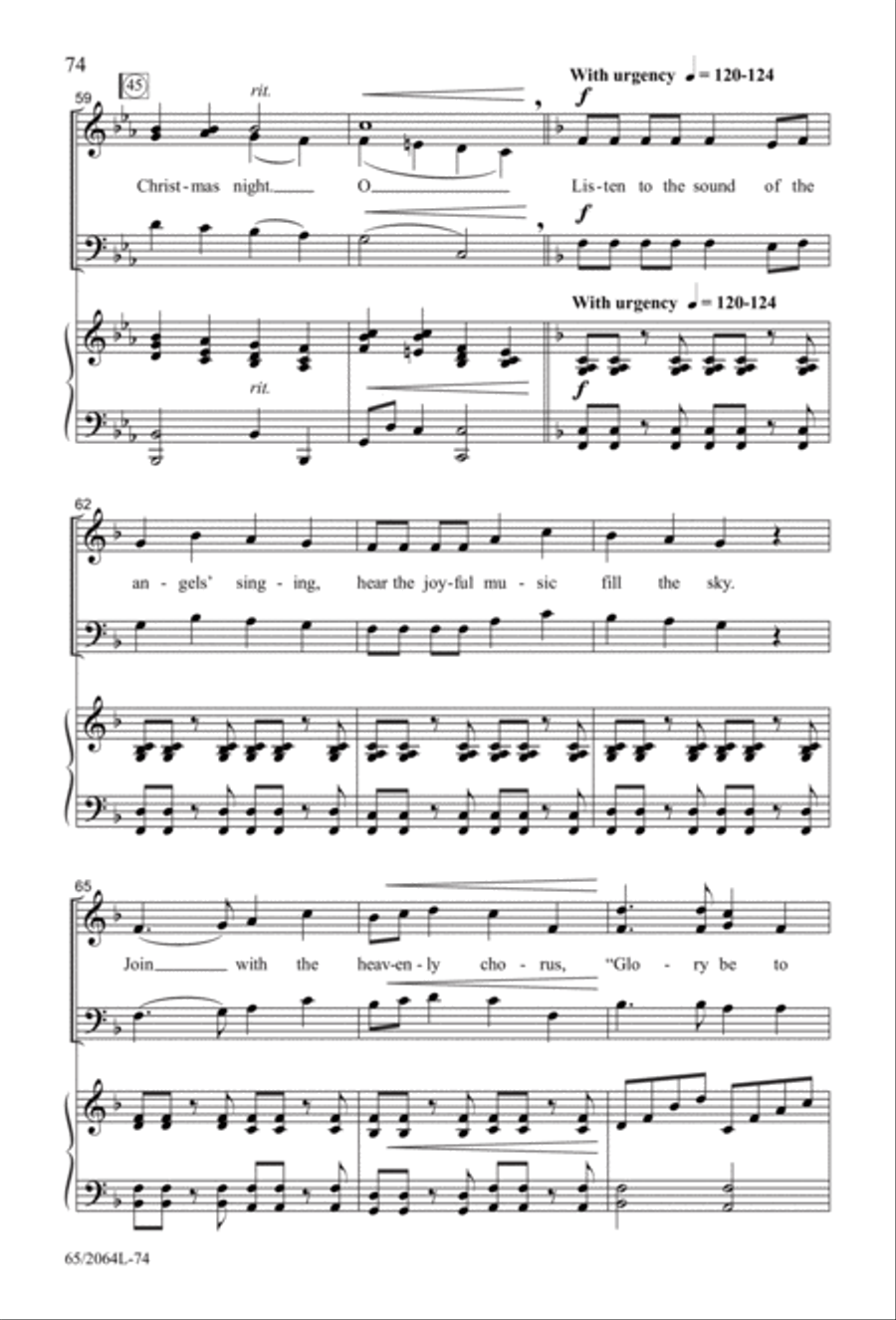 Love Came Down at Christmas (Digital Download) 3-Part scores gallery preview page 74