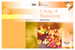 A Song of Thanksgiving (Digital Download)