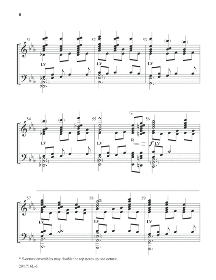 Reflections on Candler (Digital Download) 5-Octaves scores gallery preview page 6