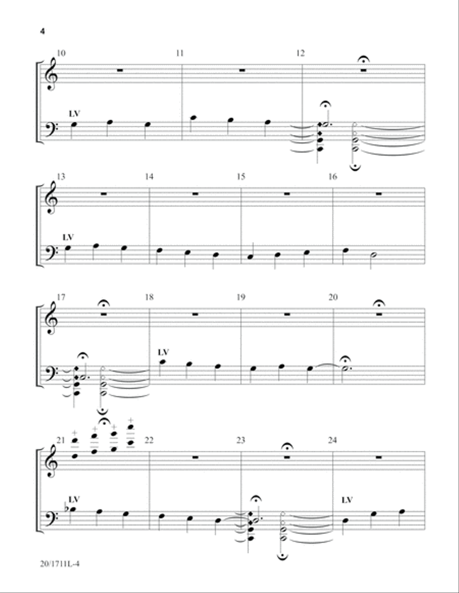 Come Down, O Love Divine (Digital Download) 4-Part scores gallery preview page 4