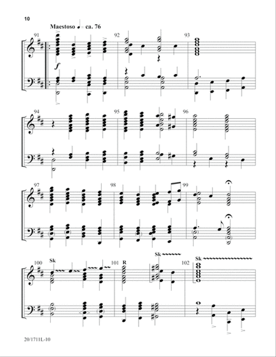 Come Down, O Love Divine (Digital Download) 4-Part scores gallery preview page 10