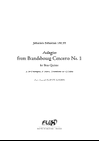 Adagio from Brandebourg Concerto No. 1