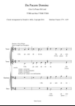 Da Pacem Domine (Give Us Peace Oh Lord)