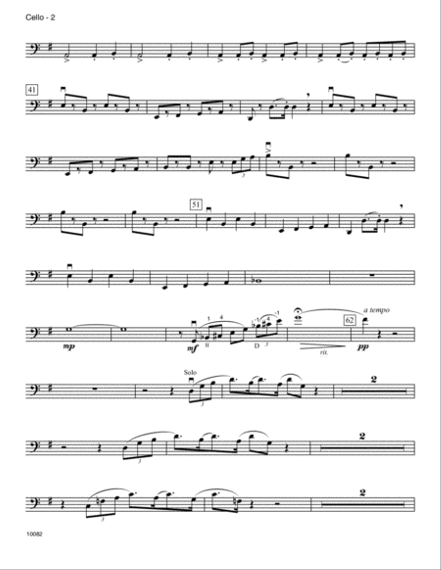 New World Symphony (Symphony No. 9, Mvt. IV) - Cello Orchestra scores gallery preview page 2