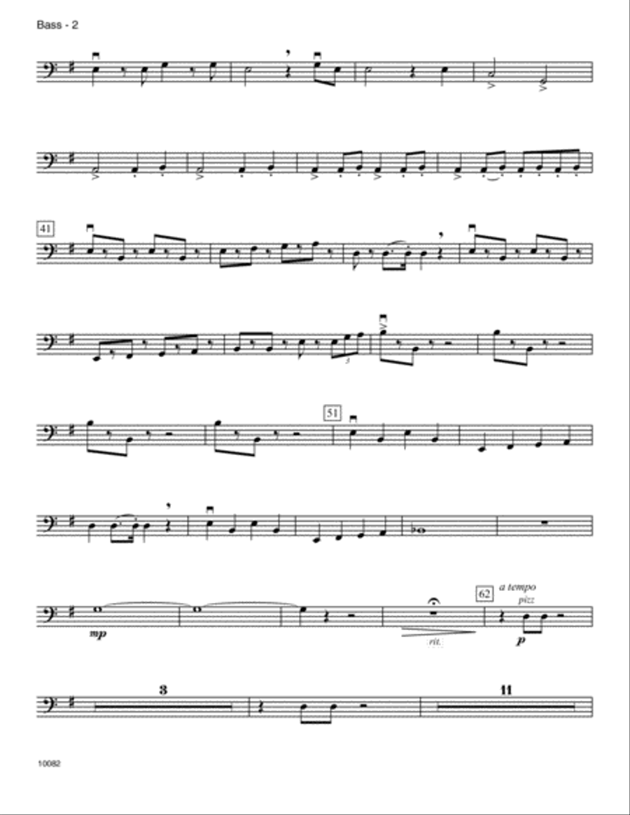 New World Symphony (Symphony No. 9, Mvt. IV) - Bass Orchestra scores gallery preview page 2