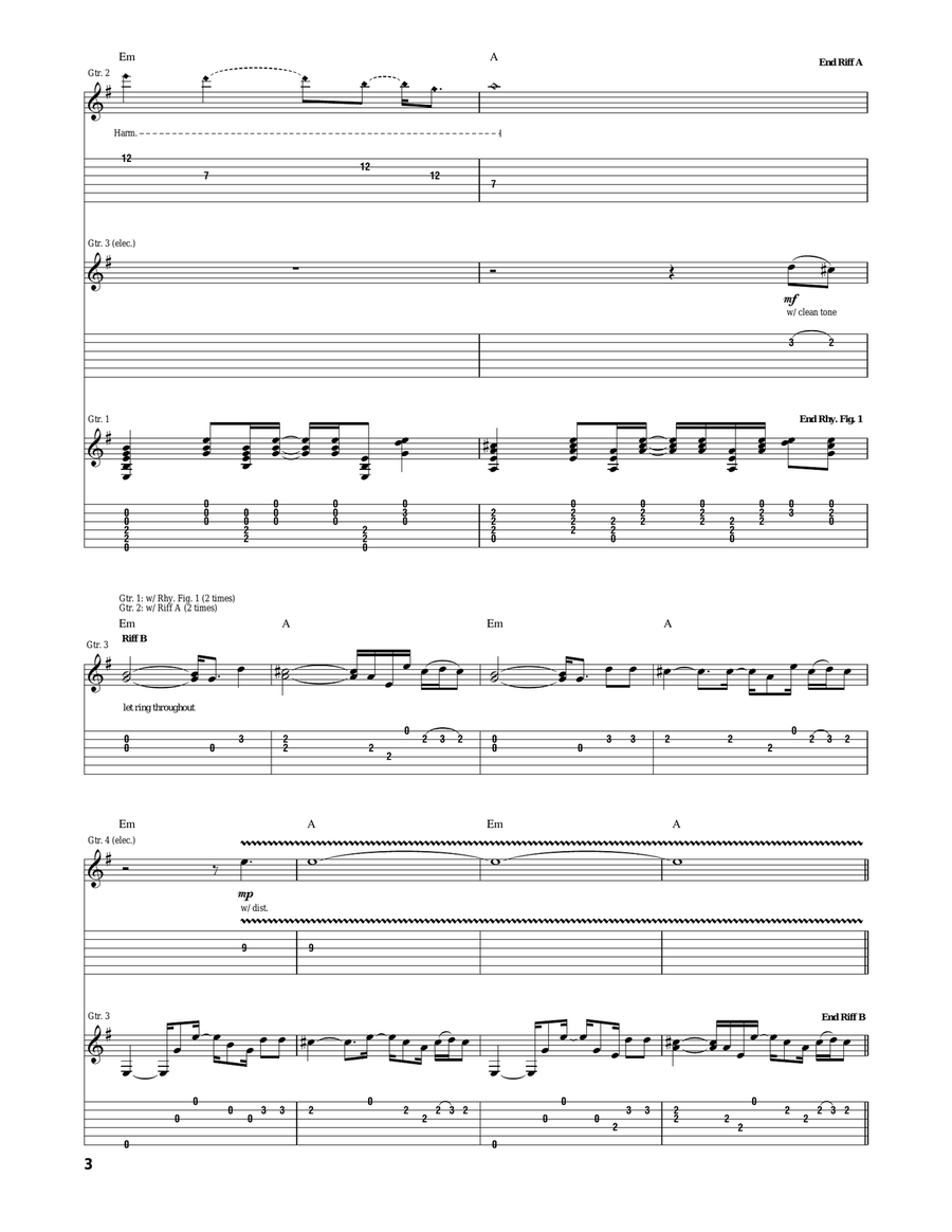 Weight Of Love Weight Of Love Acoustic Guitar scores gallery preview page 2