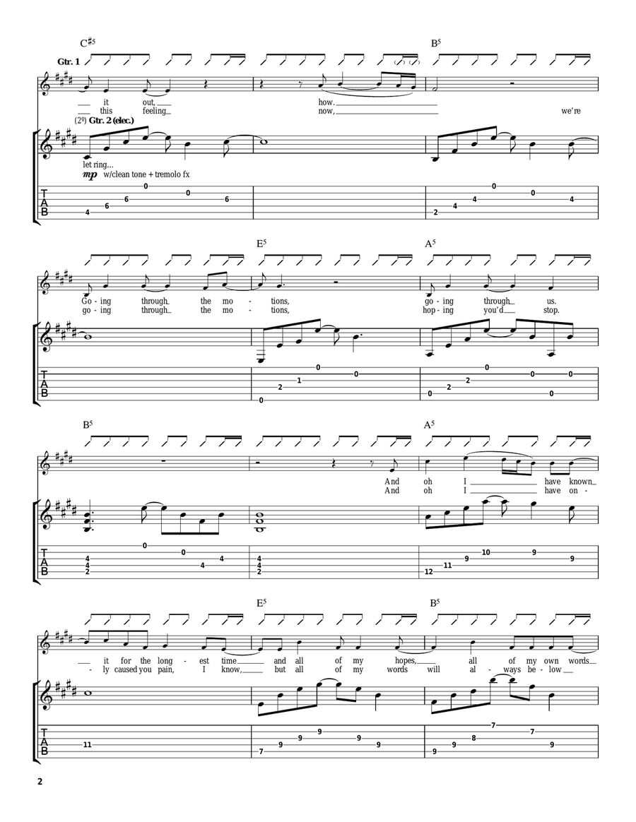 I'm A Mess I'm A Mess Acoustic Guitar scores gallery preview page 2
