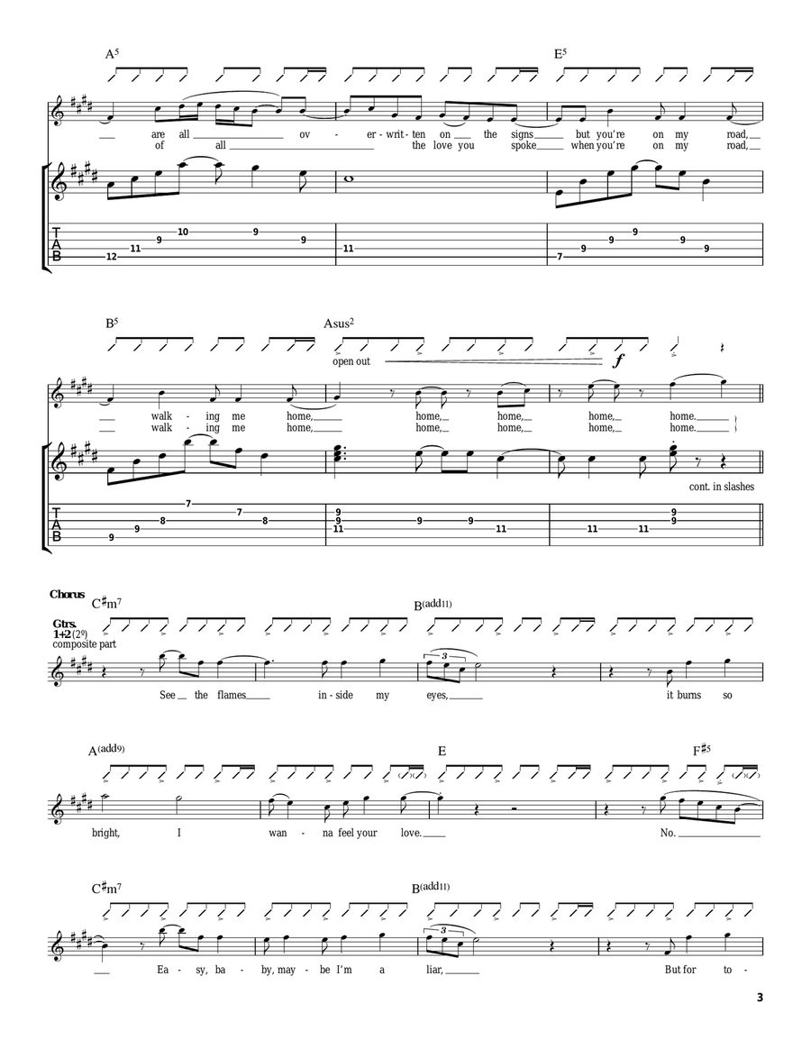 I'm A Mess I'm A Mess Acoustic Guitar scores gallery preview page 3