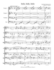 Stille Stille Stille (German Christmas Carol) For Mixed Brass Quartet