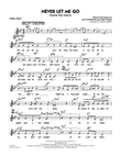 Never Let Me Go (Flexible Solo Feature) - Vocal Solo