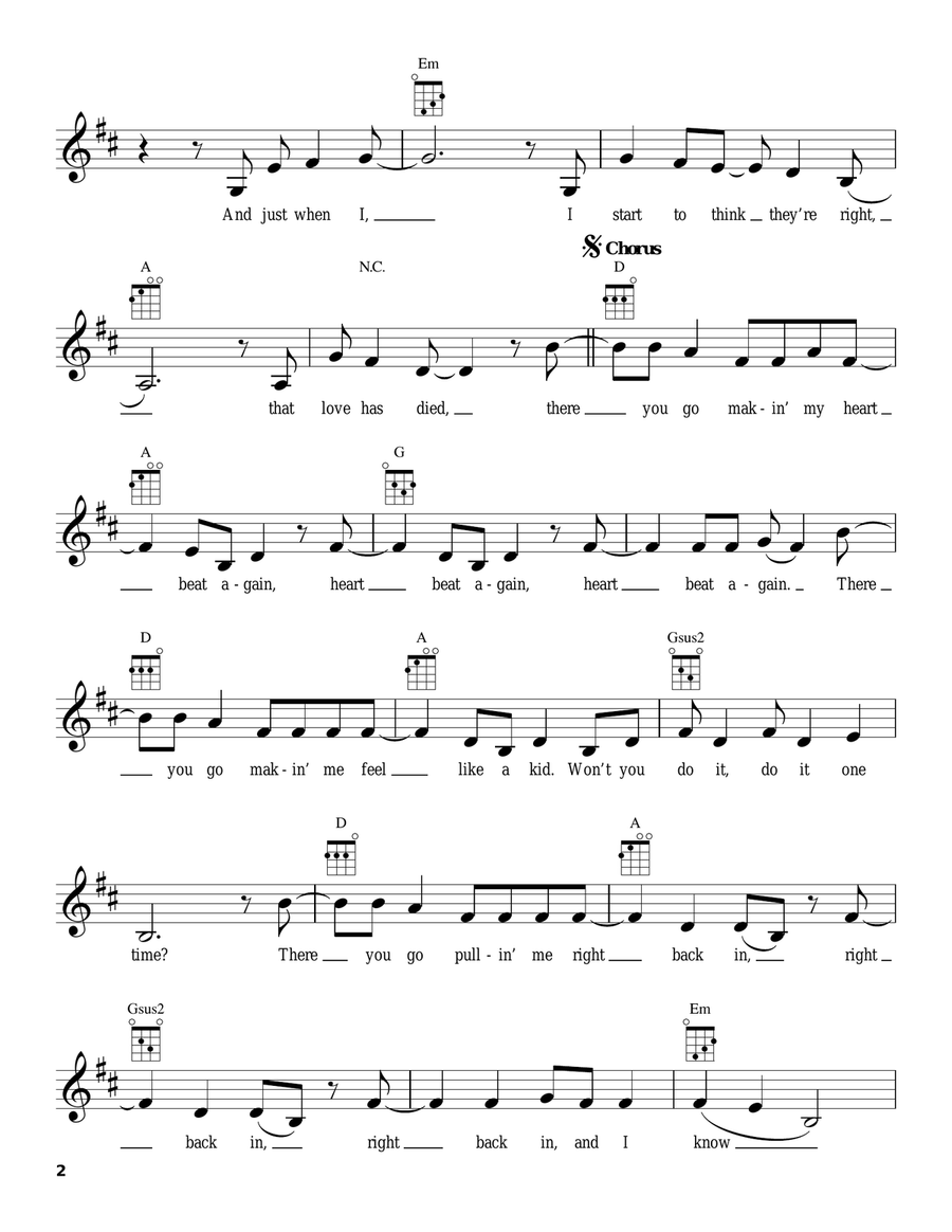 Stuck Like Glue Stuck Like Glue Ukulele scores gallery preview page 2