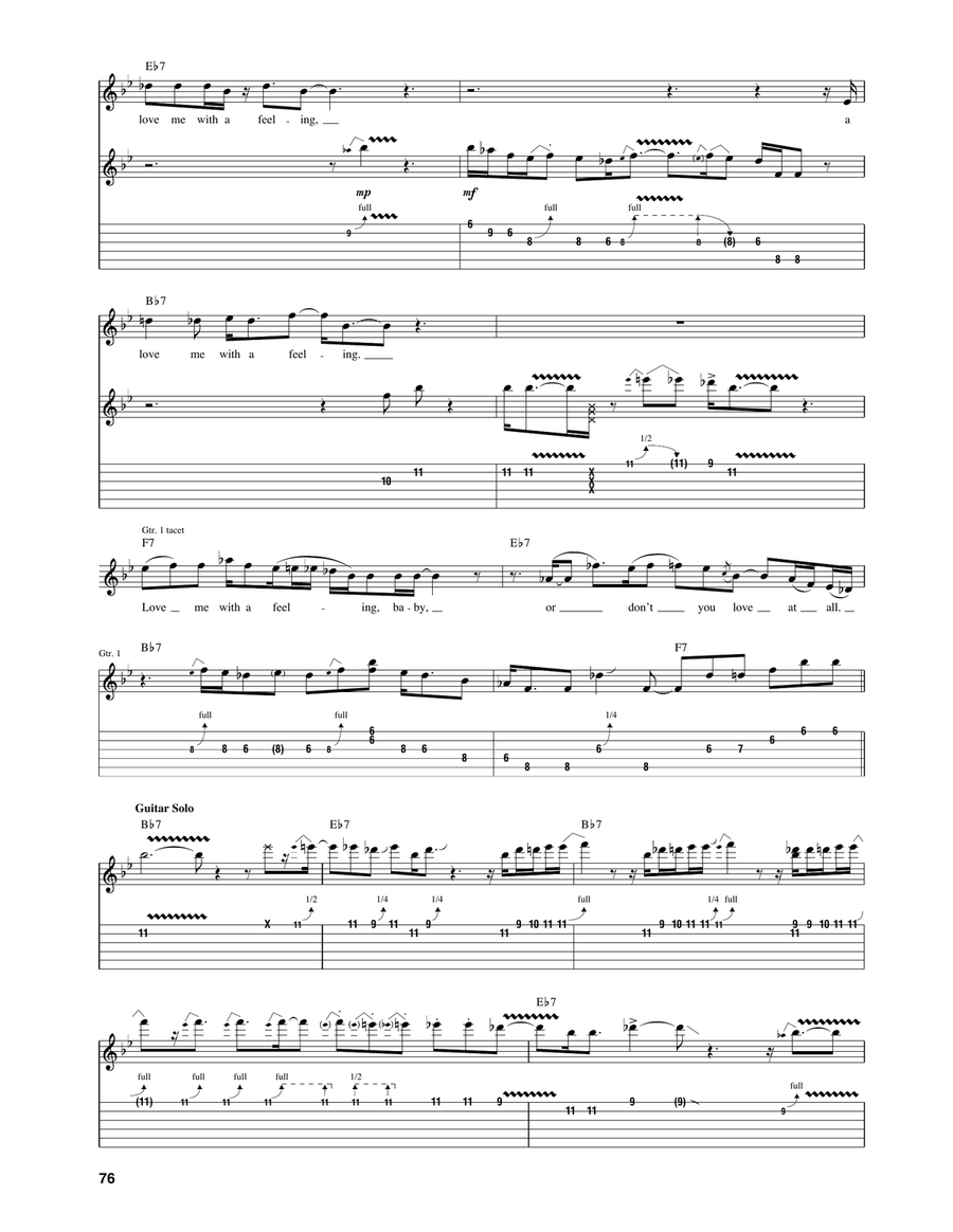 You've Got To Love Her With A Feeling Acoustic Guitar scores gallery preview page 3