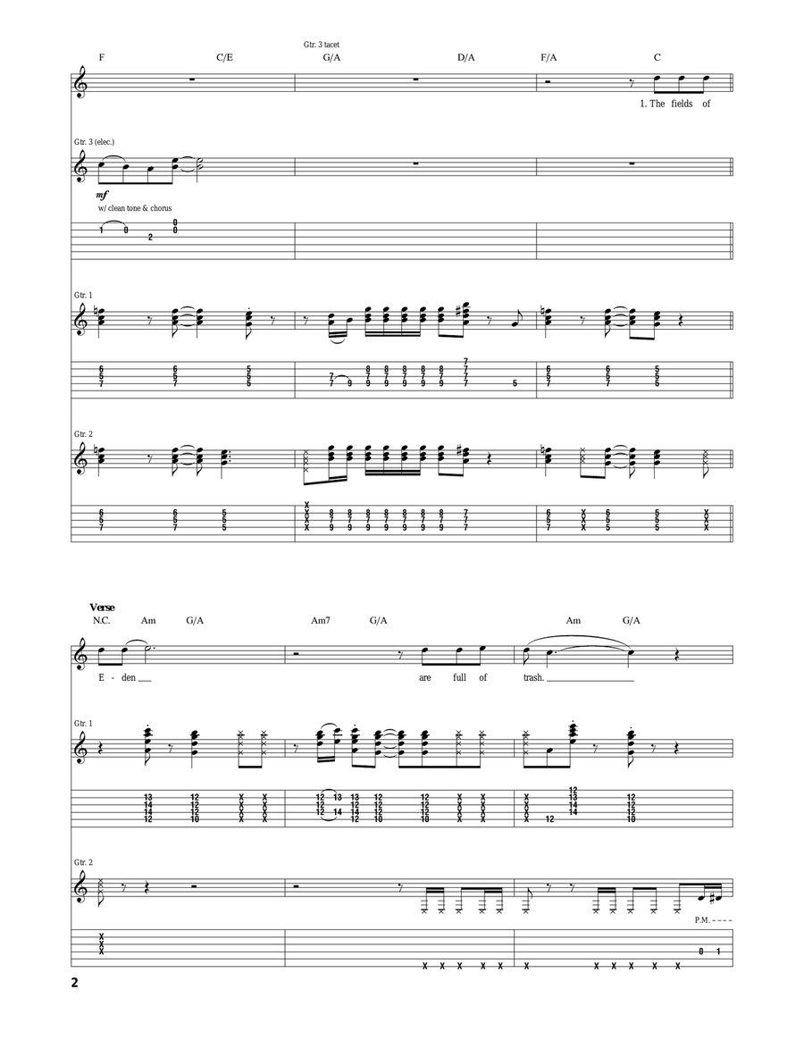 Rock And A Hard Place Rock And A Hard Place Acoustic Guitar scores gallery preview page 2