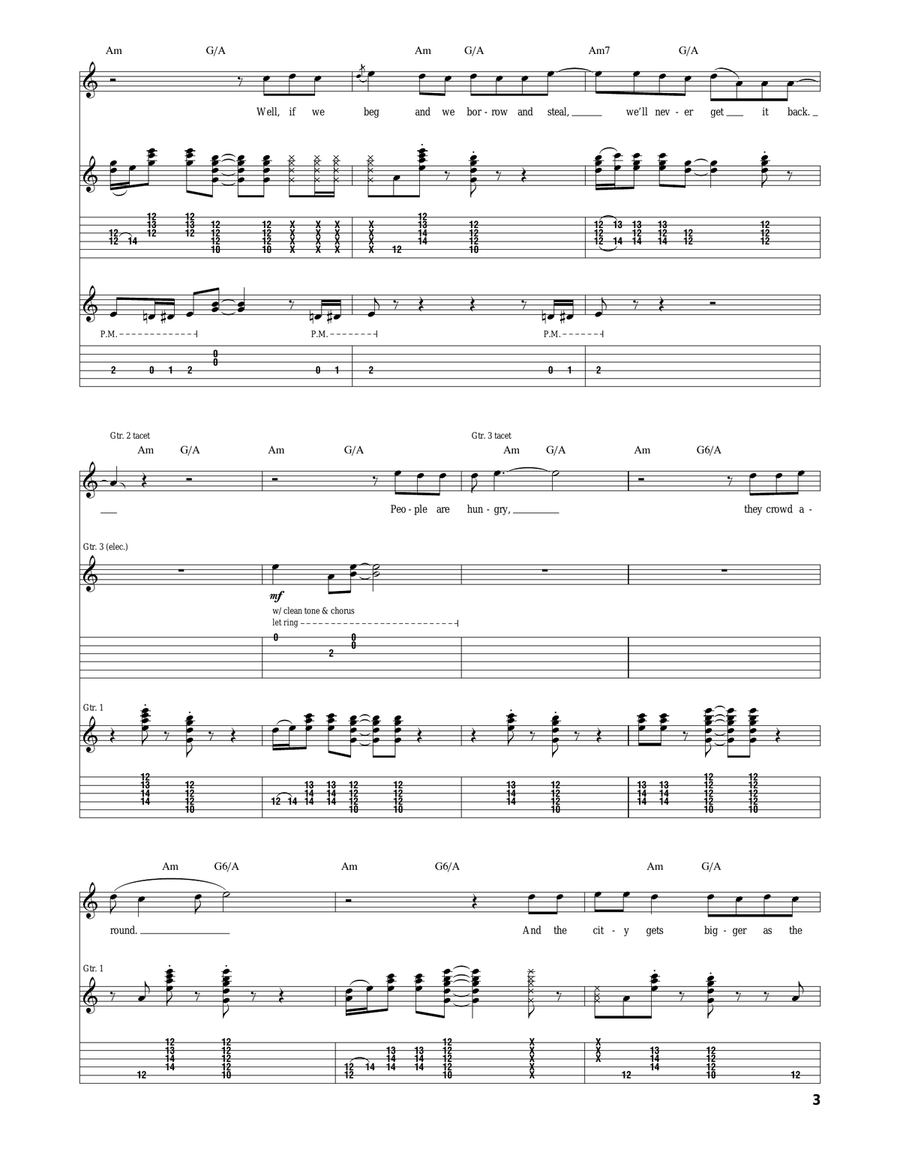 Rock And A Hard Place Rock And A Hard Place Acoustic Guitar scores gallery preview page 3