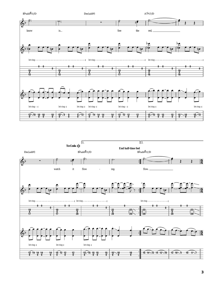 Feast Your Eyes Feast Your Eyes Acoustic Guitar scores gallery preview page 3