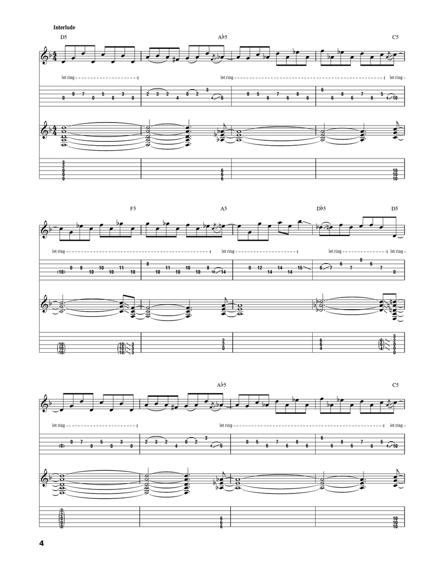 Feast Your Eyes Feast Your Eyes Acoustic Guitar scores gallery preview page 4