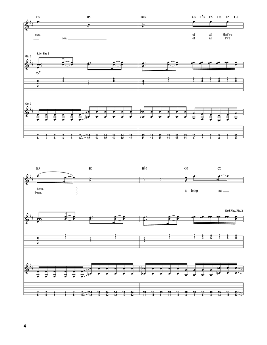 Diamond In The Witch House Acoustic Guitar scores gallery preview page 4